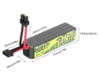 BetaFPV LAVA 3S II Bateria 580mAh 95C (2 szt.) - 1518203 - zdjęcie 2